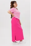 Костюм Michel Chic 1405 розовый + полоска