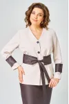 Костюм Vilena fashion 1147 беж+шоколад Костюм Vilena fashion 1147 беж+шоколад