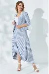 Костюм Euromoda 531 голубая полоска