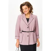 Костюм Карина Делюкс М-1382 розовый-черный