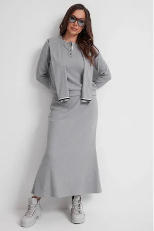 Костюм Магия Моды 2636 серый