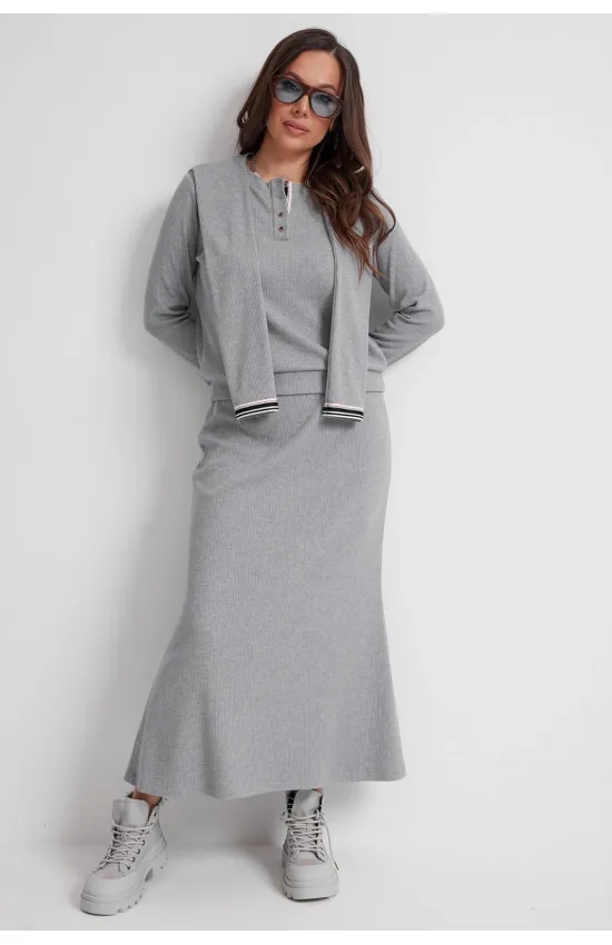 Костюм Магия Моды 2636 серый