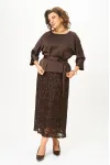 Костюм Кокетка и К 1334 коричневый Костюм Кокетка и К 1334 коричневый