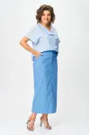 Костюм Michel Chic 1422 голубой+полоска