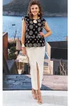 Костюм VITTORIA QUEEN 25693 бежево-черный