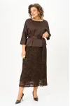 Костюм Кокетка и К 1334 коричневый Костюм Кокетка и К 1334 коричневый