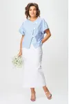 Костюм Michel Chic 1422 белый + полоска