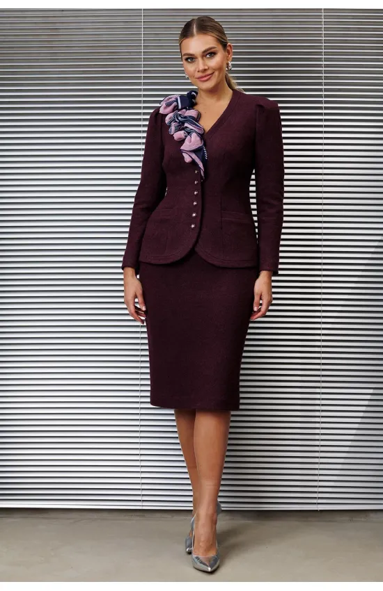 Костюм Мода-Юрс 25-2825 пурпурный