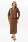 Костюм ALGRANDA 4106-4 Коричневый