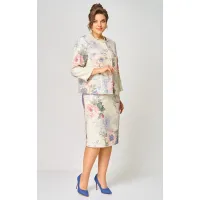 Костюм БелЭльСтиль 861-259/557-276 молочный