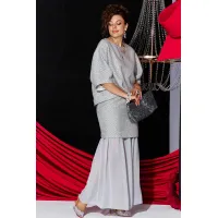 Костюм VITTORIA QUEEN 27573-1 серебристо-серый