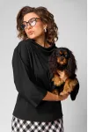 Костюм Anastasia 1284 чёрный + клетка