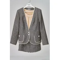 Костюм FITA 4121 Ясиня серо-бежевый