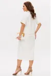 Костюм MisLana 11070 белый с кремовым (букле)