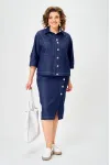 Костюм Vilena fashion 1152 джинс Костюм Vilena fashion 1152 джинс