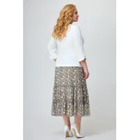 Костюм Svetlana Style синий+цветы