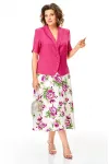 Костюм Michel Chic 1459 малина, цветы