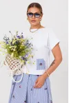 Костюм Anastasia 1248-1 бело-голубой