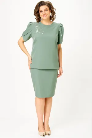 Костюм Vilena fashion 1143 светлая полынь