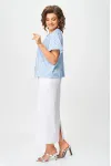 Костюм Michel Chic 1422 белый + полоска