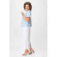 Костюм Michel Chic 1422 белый + полоска