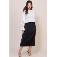 Костюм Mira Fashion 5585 белый+черный