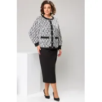 Костюм Romanovich 2-2606 черно/белый Костюм Romanovich 2-2606 черно/белый
