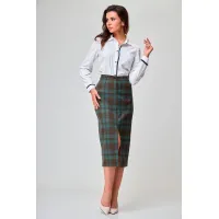 Костюм Anelli 1147 пихта + клетка