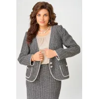 Костюм FITA 4121 Ясиня серо-бежевый