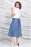 Костюм Mira Fashion белый+серый