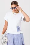 Костюм Anastasia 1248-1 бело-голубой