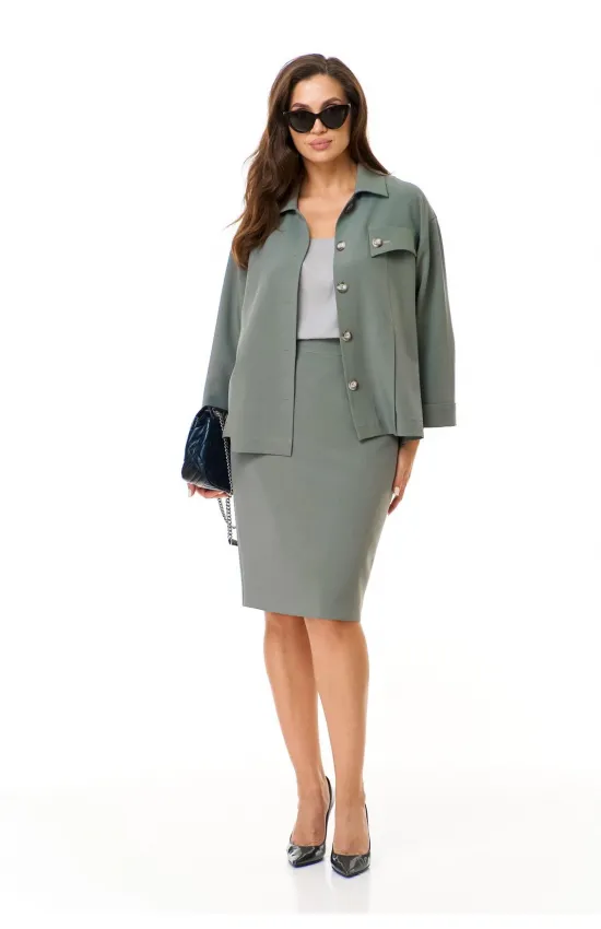 Костюм Карина Делюкс М-1266 полынь