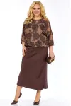 Костюм 2448 коричневый