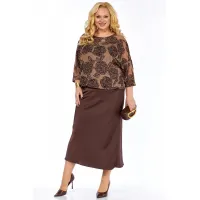 Костюм 2448 коричневый