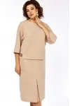 Костюм Элль-стиль 2441 бежевый