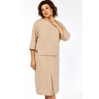 Костюм Элль-стиль 2441 бежевый