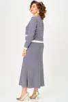 Костюм Svetlana Style 2332 синий_узор+белый
