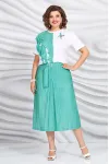 Костюм Mira Fashion белый+синий