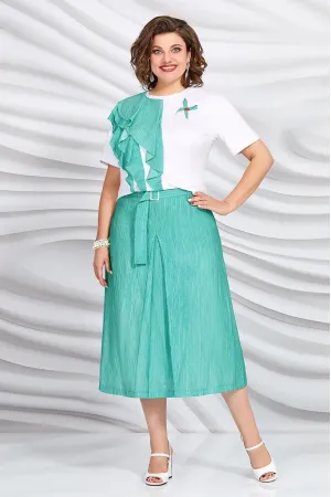 Костюм Mira Fashion белый+синий