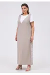 Костюм KaVaRi 8031 бежевый Костюм KaVaRi 8031 бежевый