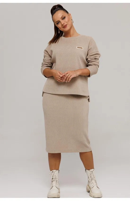 Костюм Галеан Cтиль 990 бежевый