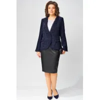 Костюм FITA 4053 Яника черно-синий Костюм FITA 4053 Яника черно-синий