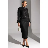 Костюм Мода-Юрс 25-2941 черный Костюм Мода-Юрс 25-2941 черный