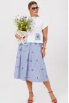 Костюм Anastasia 1248-1 бело-голубой