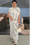 Костюм VITTORIA QUEEN 25203 молочный, серо-голубой