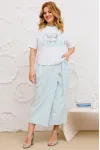 Костюм Michel Chic белый + бежевый