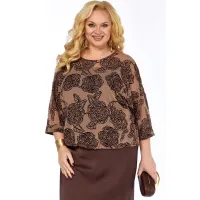 Костюм 2448 коричневый