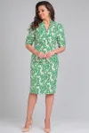 Костюм LeNata 22312 зеленые цветы