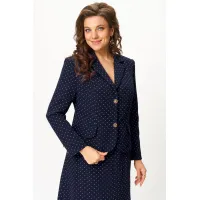 Костюм Svetlana Style 2174 темно-синий в горох