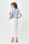 Костюм Michel Chic 1422 белый + полоска